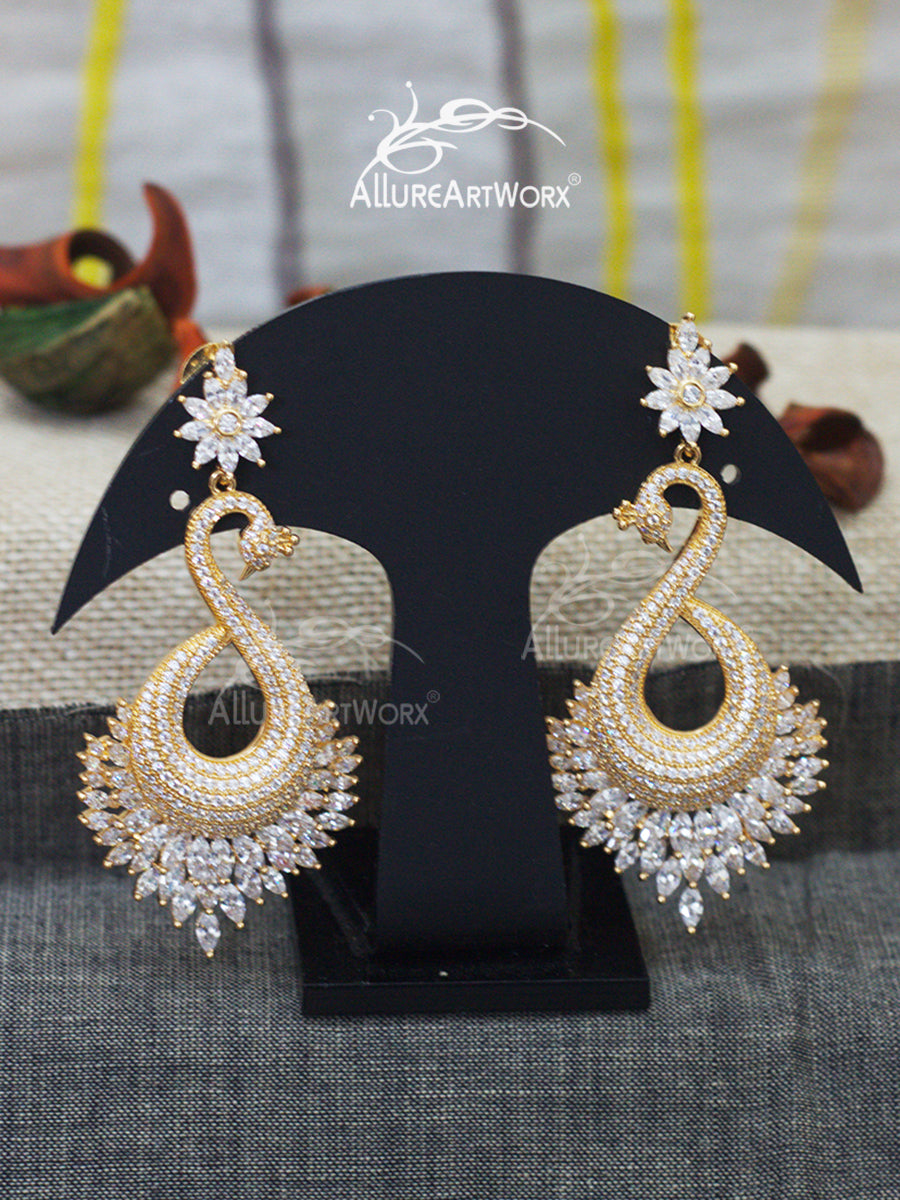 Peacock Earrings